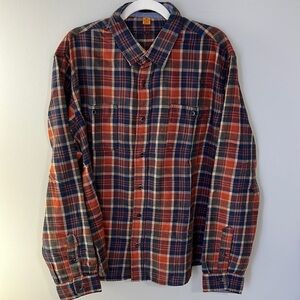 NWOT Tailor Vintage Men's Luxe Performance Long-Sleeve Flannel Shirt